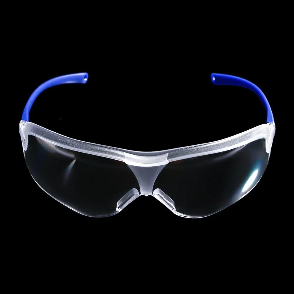 

Factory Lab Work Safety Eye Protective Glasses Transparent Anti-impact Wind Dust Proof Goggles
