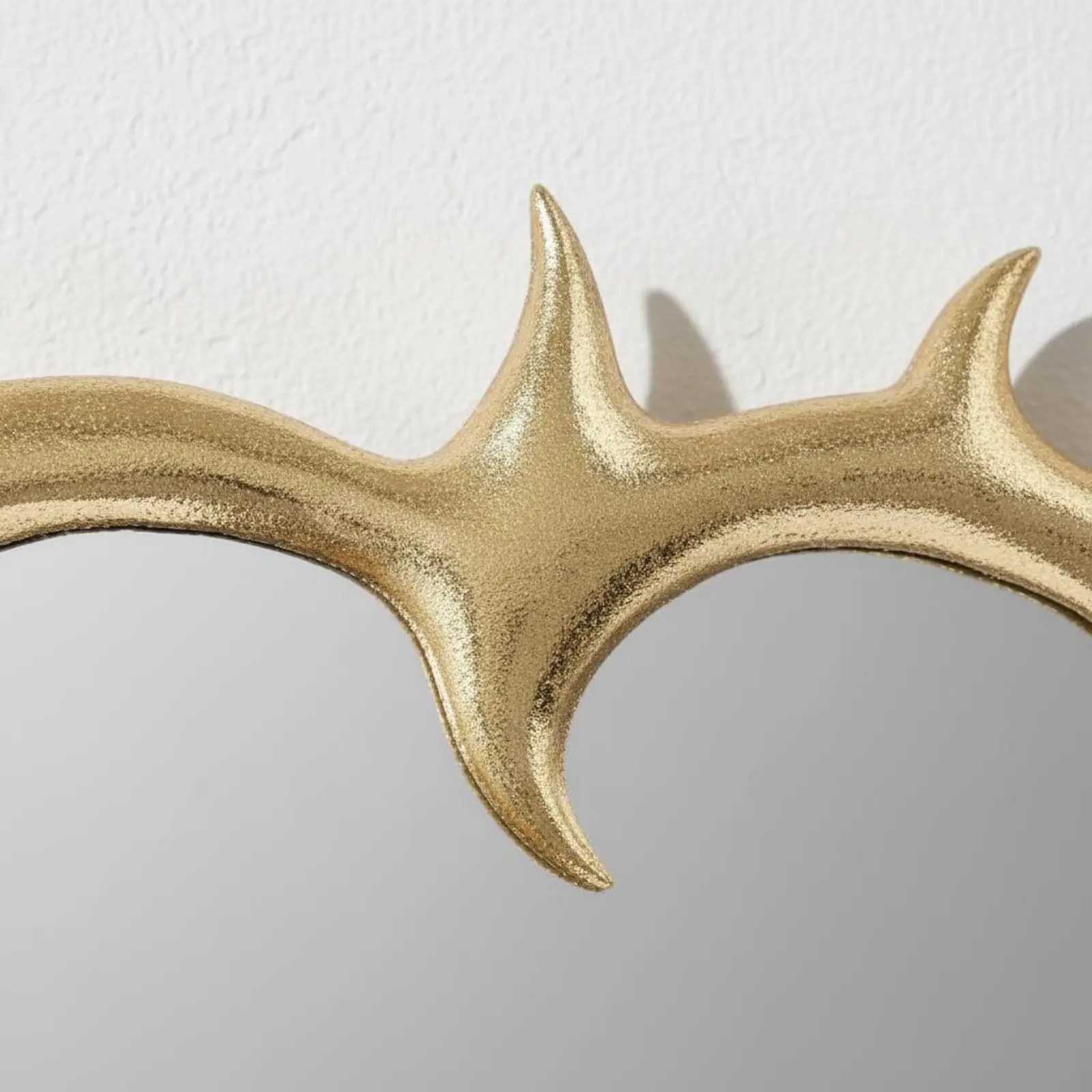 Antler Frame Mirror Artistic Design Ornate Wall Mirror Home Decor Light Luxury Design House Decoration for Vanity Table