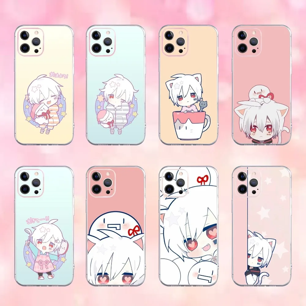 

Anime mafumafu Phone Case For iPhone 16e,16,15,14,13,12,11 Plus,Pro,Max,XR,XS,X,Plus,SE,Mini Transparent Soft Cover