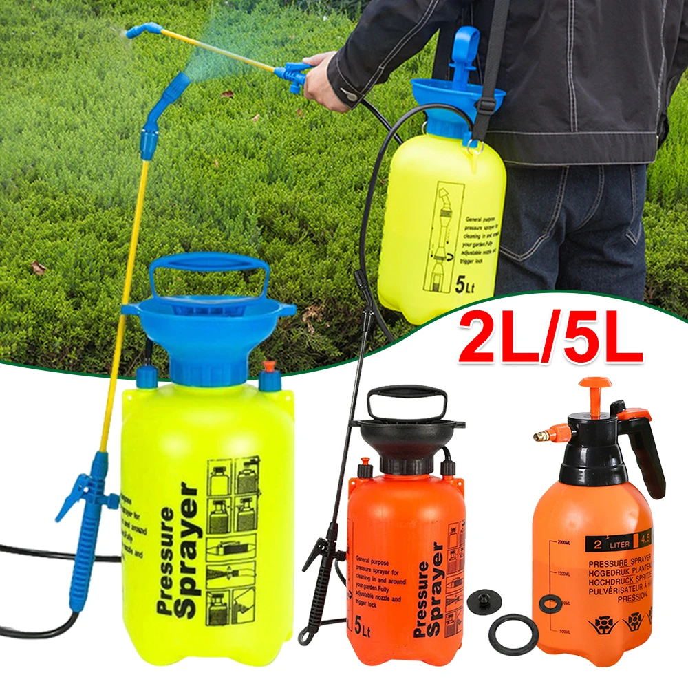 Regadera de alta presión para jardín, bomba de compresión de aire neumática, pulverizador de presión Manual, desinfección por pulverización, 2L/3L/5L