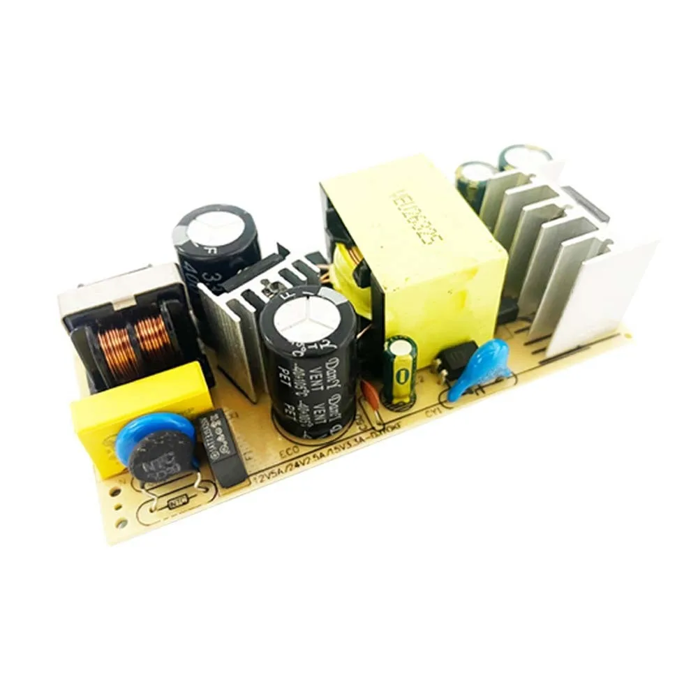 

12V 5A Switching Power Supply Board AC-DC Convertor AC100-265V to 12V 60W Constant Voltage Power Module with Overload Protection