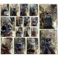 Anime Goddess Story Yae Miko Ganyu Barbara Raiden Shogun Furina SSR Series Collection Card Christmas Birthday Gifts Game Toys