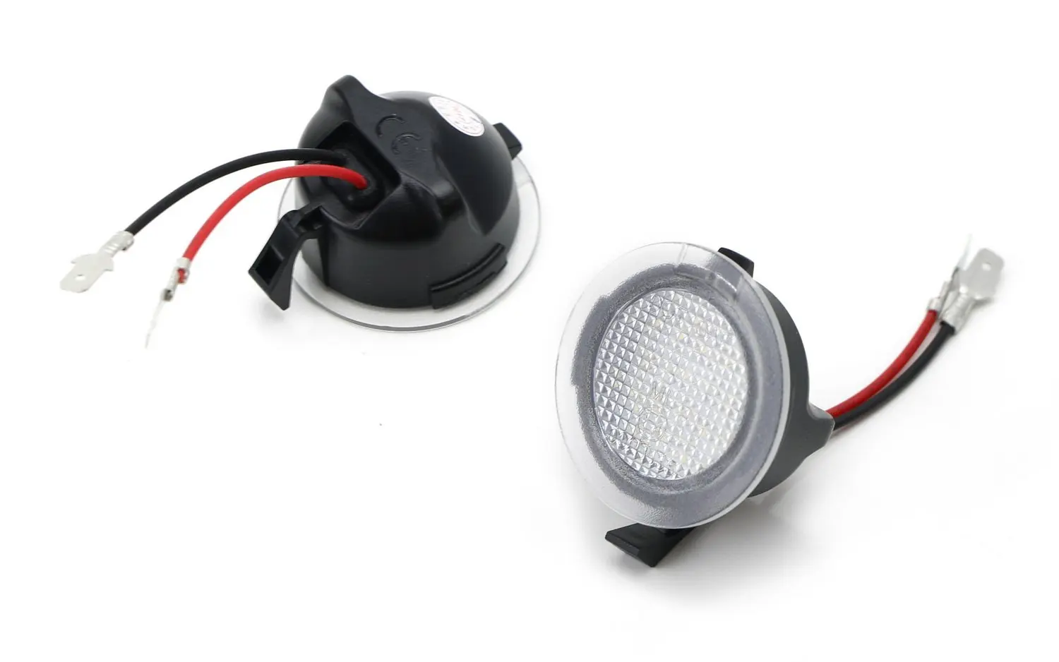 2pc weiße LED unter Seitens piegel Pfützen lichter kompatibel für Ford F150 Mondeo MK5 Edge Fusion Explorer Flex Taurus Mustang Licht – Detail 6