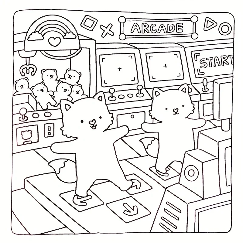 Sweetheart: كتاب تلوين للبالغين - أنشطة يومية مريحة لطيفة للاسترخاء (تلوين المساحات المريحة)، هدية مثالية لعيد الميلاد