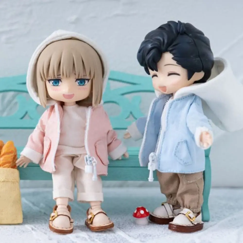 수제 후드티 미니 멀티컬러 캐주얼 의류 탑 DIY 액세서리 선물 코트 1/12 BJD GSC p9 인형용