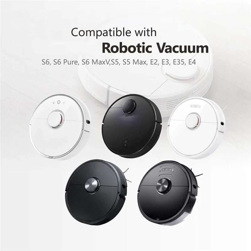 【Berserk】8PCS Microfiber Mop Cloth Pad Replacement Set For Roborock Q7, Q8, S5 Max, Q5 Pro, E4, E5, S5, S6, S6 Pure Maxv, Q5