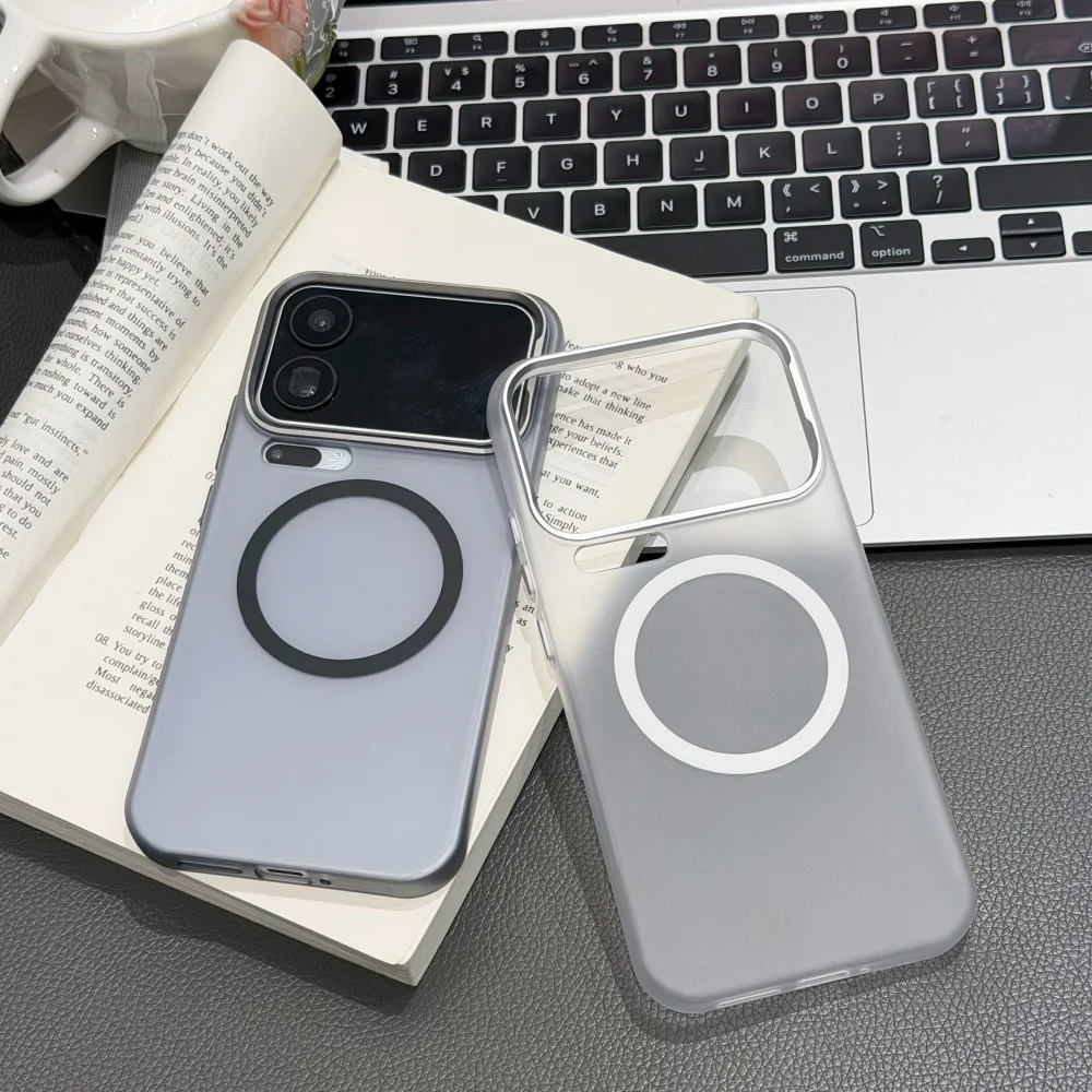 حافظة لهاتف Xiaomi 17 Pro Max / 17 Pro / Mi 17 مغناطيسية Magsafe شبه شفافة متجمدة مقاومة للصدمات رفيعة للغاية من البولي كربونات #3