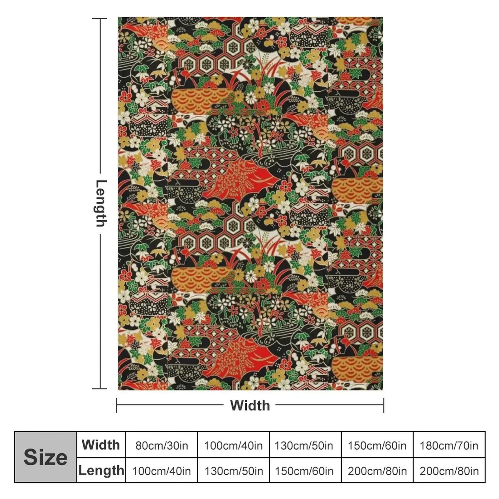 Traditional Japanese Pattern Throw Blanket Hairys Designers Summer Extra Large Throw Blankets