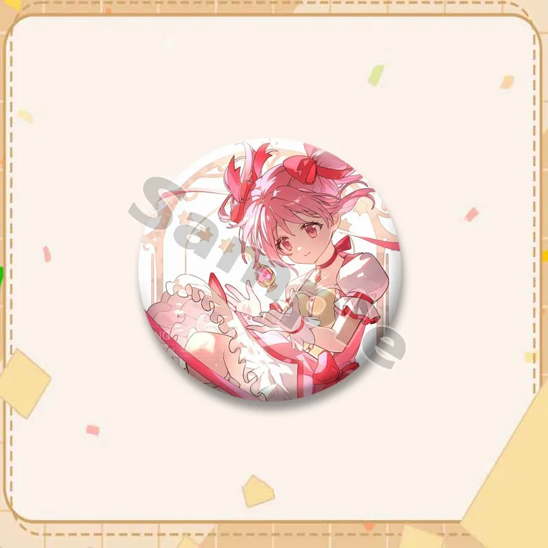 Niedliche Madoka Kaname Emaille-Pins Anime-Mädchen Cosplay Brosche Rucksack Kleidung Hut Deko Schmuck Cartoon-Charakter Abzeichen Geschenke für Freunde – Detail 3