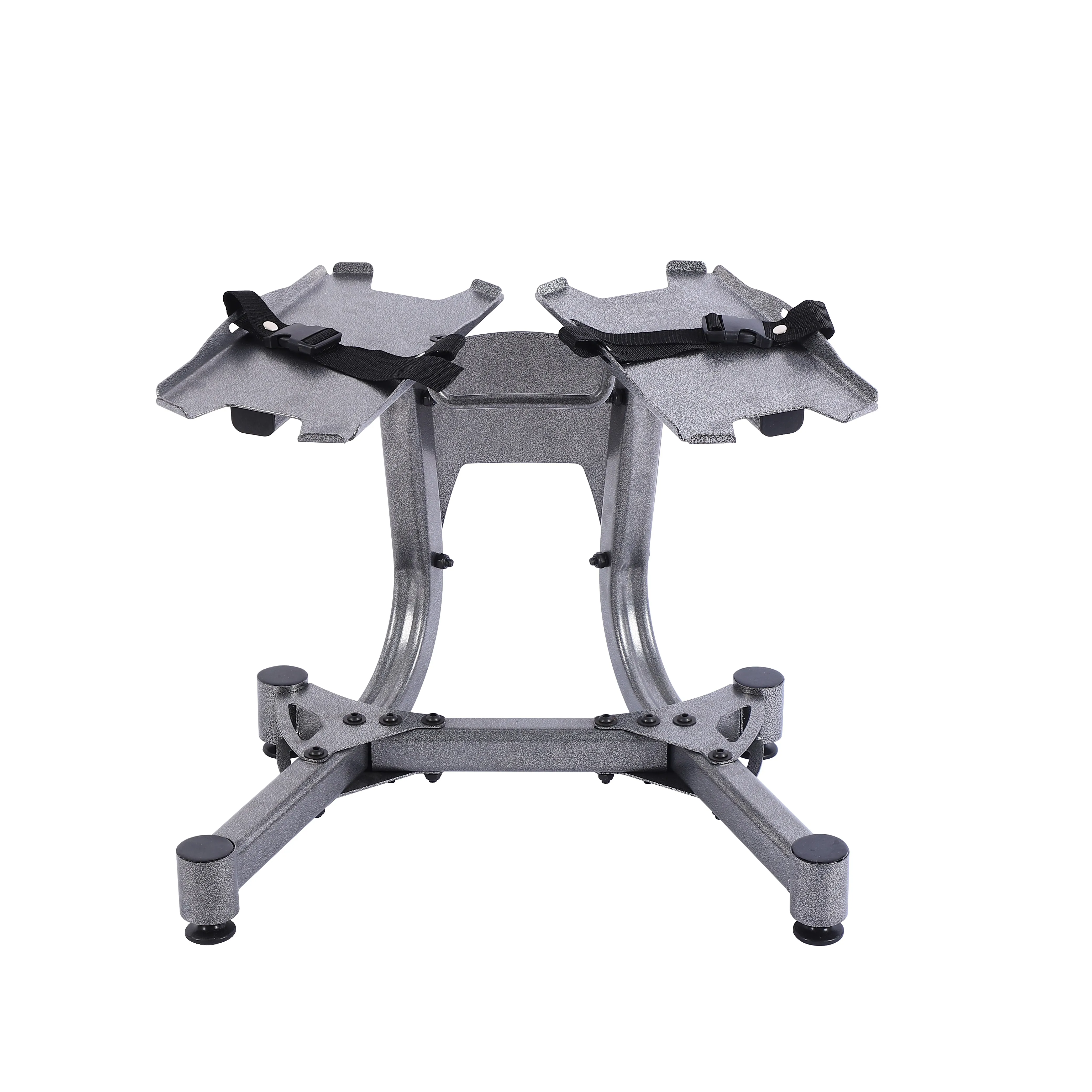 VEVOR DumbbellStand,Adjustablew/castersforMaxCapacity100KG/220LBSDumbbellsSteelTowelRackFor24KGto40kgDumbbell