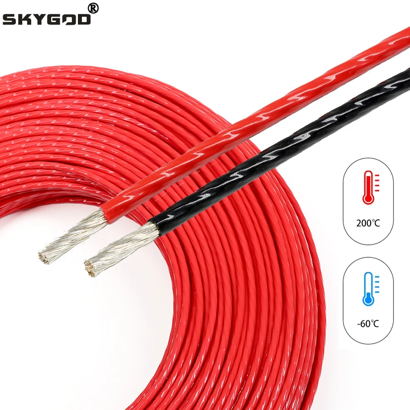 

1~100m PTFE Silver Plated Electronic Wire FEP Insulated High Purity OFC DIY Audio Speaker Headphone HiFi Signal Copper Cable