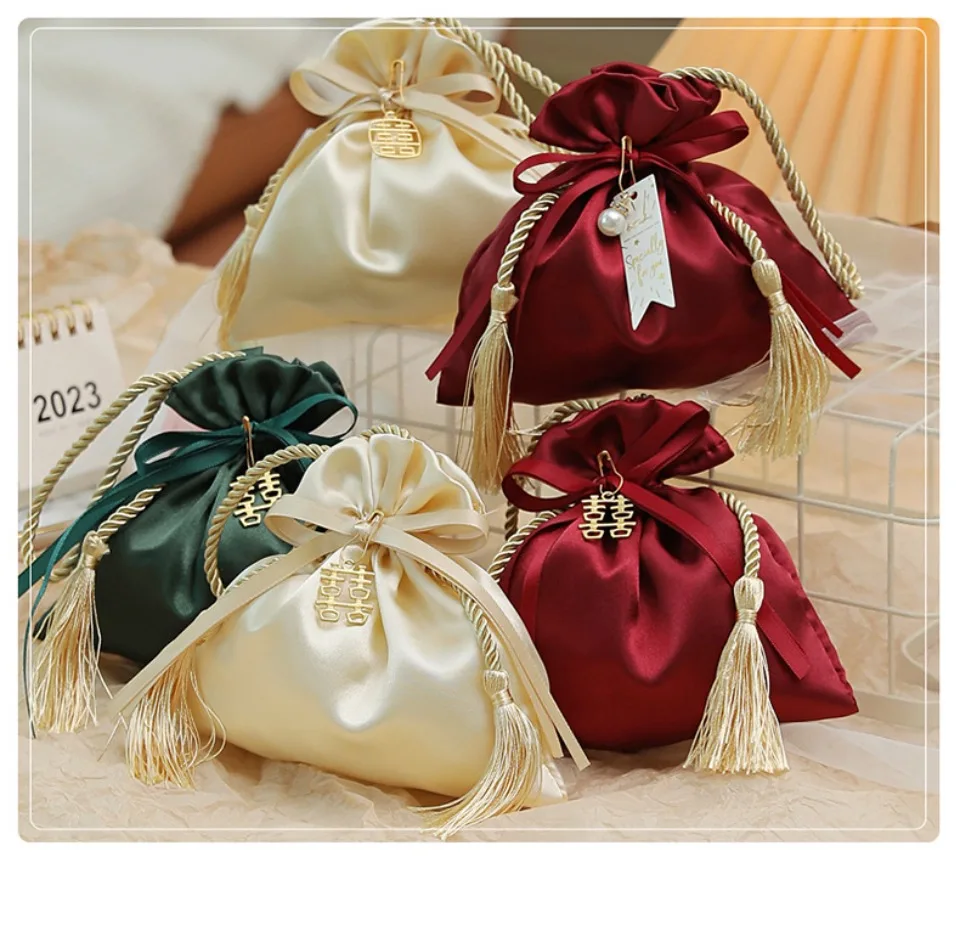 10/30/50 Pcs Luxus Verpackung Kordelzug Samt Beutel Beutel Geschenk Tasche Für Hochzeit Süßigkeiten Boxen Mit Perle string Dekor Gefälligkeiten Taschen – Detail 16