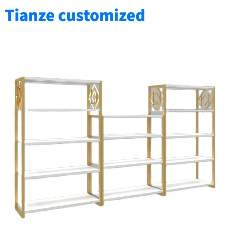 

（customized）Customized New design Glossy Retail Display Racks Modern Shoe Shop Interior Decoration Ideas