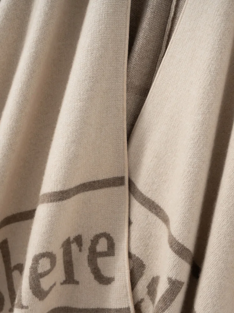 Fashion Women Shawl Sweater 100% Cashmere Shawl Warm Female Mixed-use Cloak Autumn Winter Scarf French Tassel Cozy Wrap Clothing