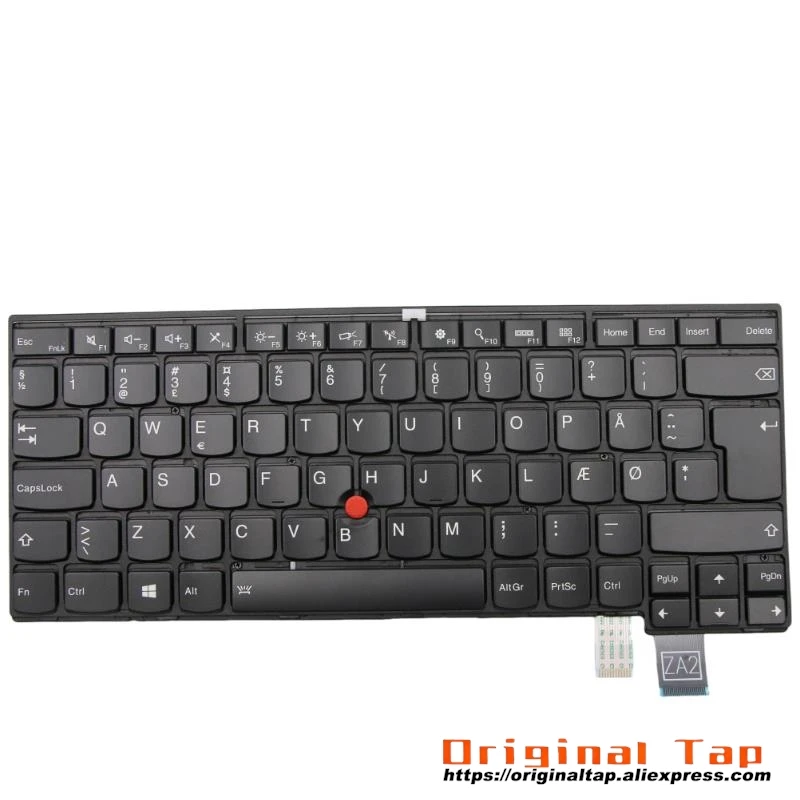 DK Danish Backlit Keyboard for Lenovo Thinkpad T460p 00UR364 00UR404