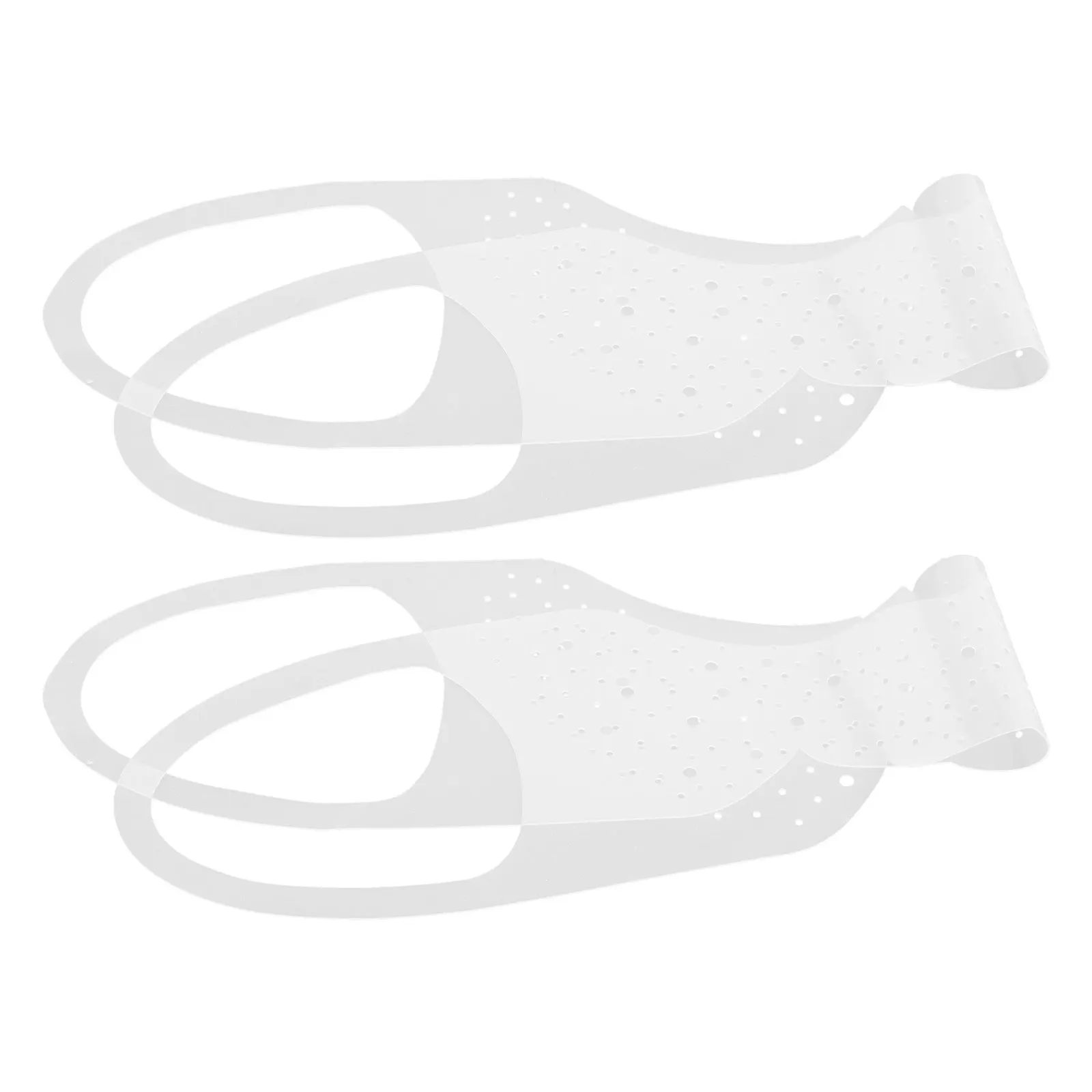 2Pcs Reusable Silicone Makeup Tool Wearable Comfortable Mold for Women Face Makeup Natural Lifelike Fake