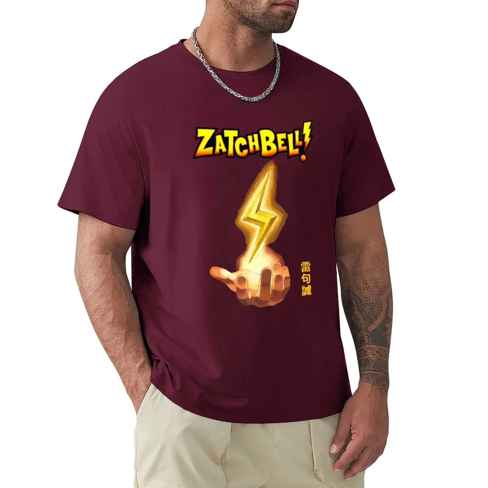 Zatch Bell Golden GashT-Shirt tees oversizeds funny kawaii clothes Men's t-shirts Summer fashion New Arrival Cotton Short Sleeve image 6
