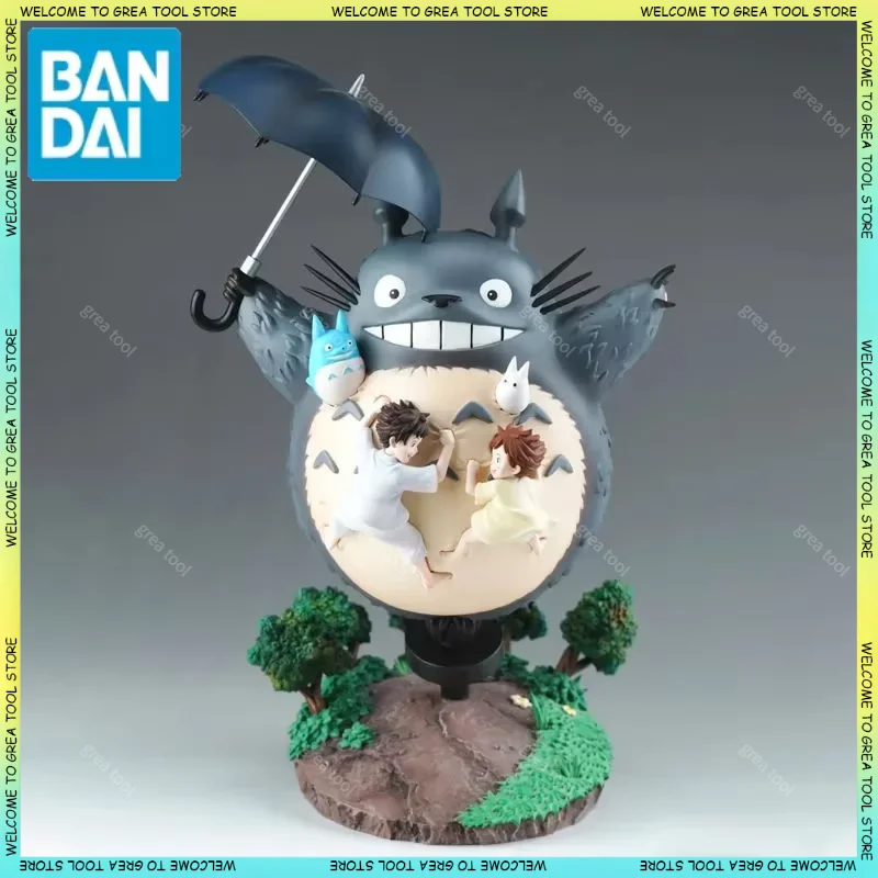 

Hayao Miyazaki Animel Peripheral Totoro Figurine Desktop Ornaments 19cm PVC Action Figure Statue Model Cute GK Birthday Gifts