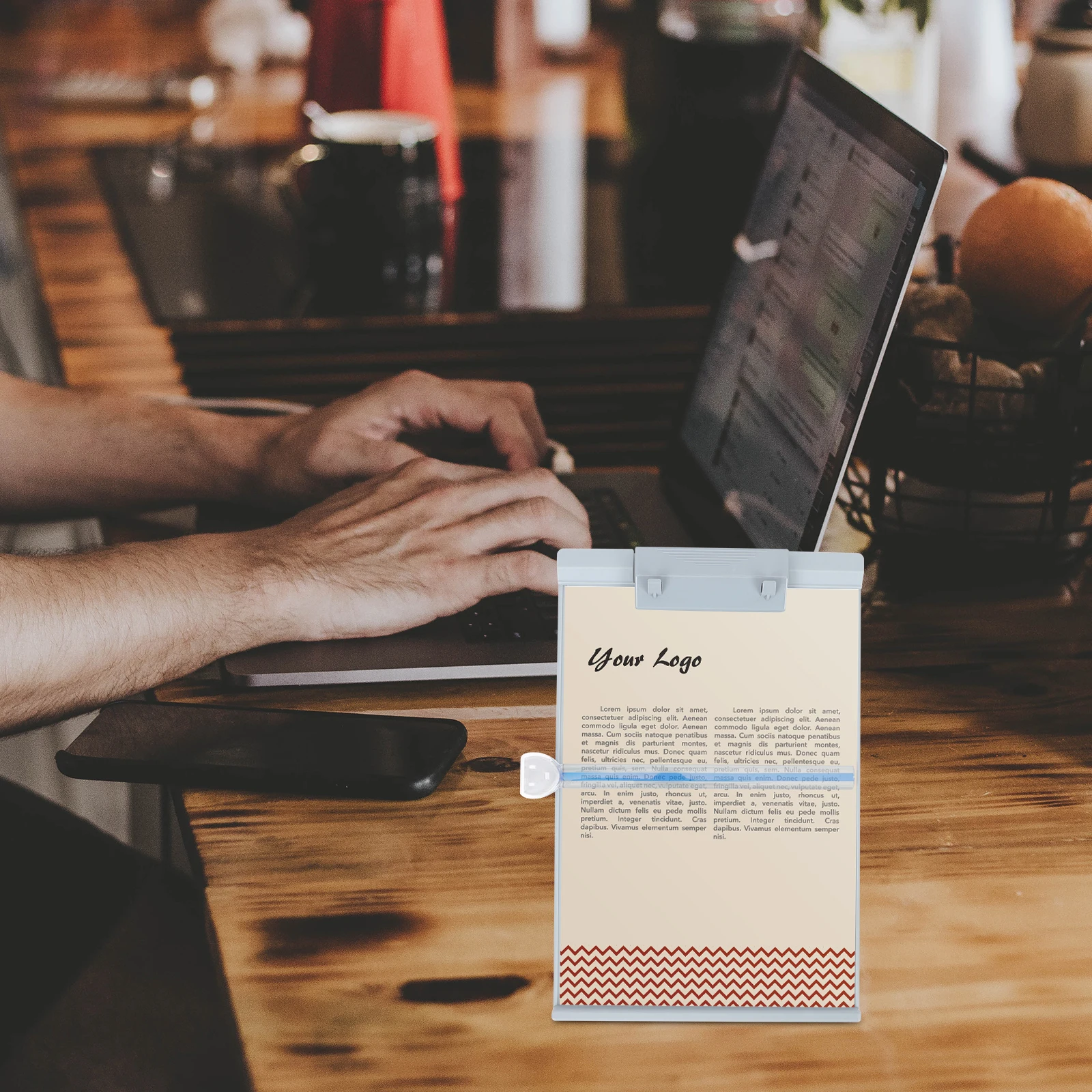 Ergonomischer Dokumentenhalter aus Kunststoff, Kopierständer für den Schreibtisch, verstellbarer Leseständer für Papiere, Berichte, Ordner, Büro, Arbeitszimmer