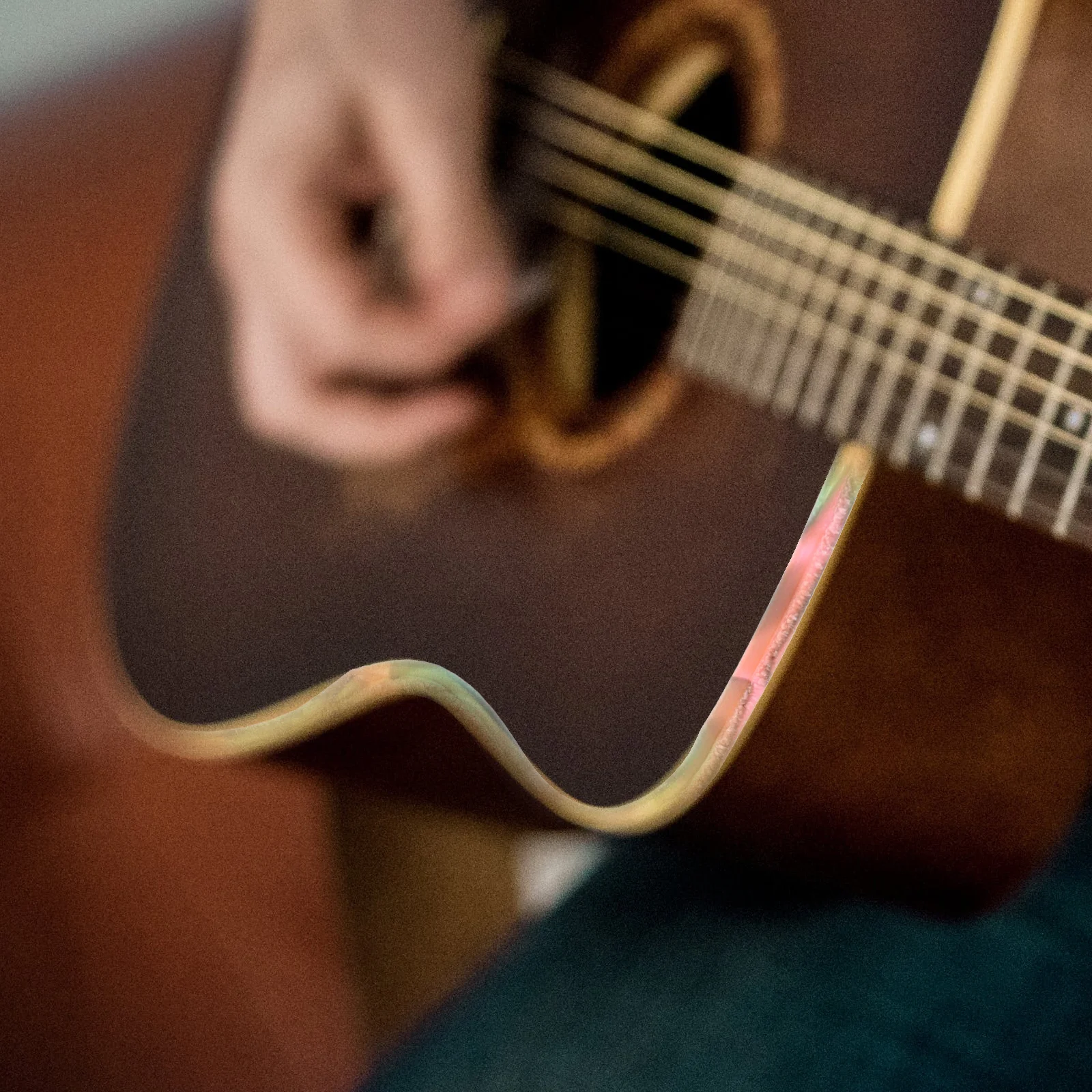 

4pcs Guitar Edging Strip Abs Waterproof Flexible For Acoustic Classical Guitar Ukulele Purfling Plastic Binding Accessory