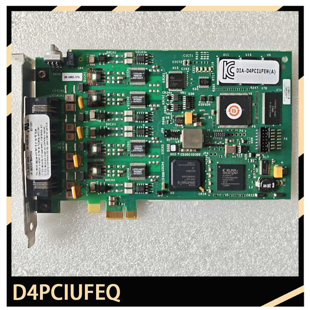 

Для 4-канальной аналоговой голосовой карты Dialogic D4PCIUFEQ D4PCIU PCI