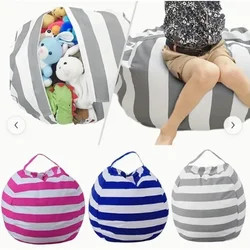 1pc Children's Plush Toy Storage Bag, Creative Children's Bag Sofa, Large Capacity Cotton Quilt Storage, Zipper Travel Bag