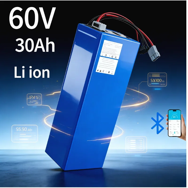 60V 30Ah Li-ion Power Beast (16S6P 21700 Cells) | 1000-2500W High-Power | 67.2V 5A Fast Charger
