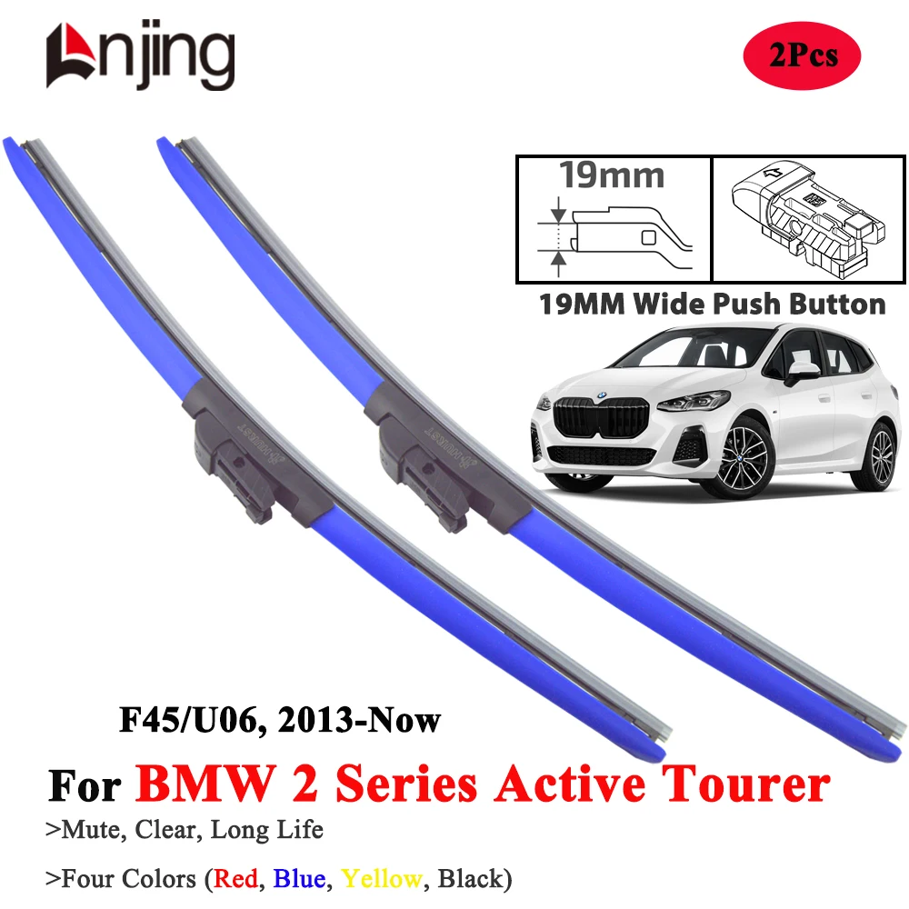 

LNJING Colorful Wiper Blades For BMW 2 Series Active Tourer F45 U06 2013-Now