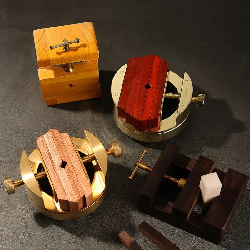 360-Degree Seal Clamp Rotation Pure Copper Bench Pliers Wood Carving Stone Carving Enthusiasts Carving Clamping Tools