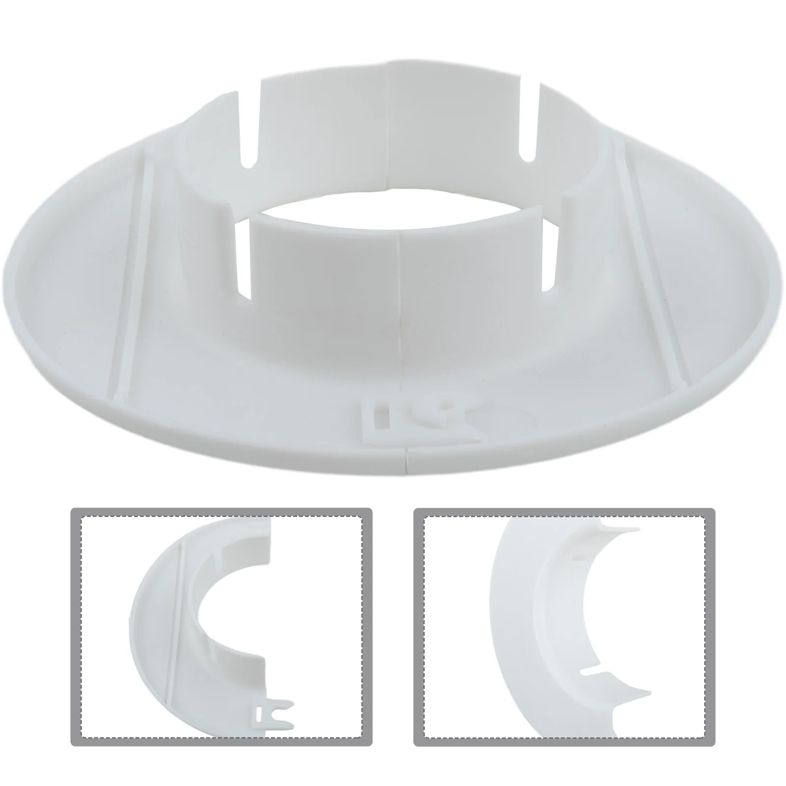 Conduit Pipes Pipes Air Conditioning Pipes 1pcs Hole Cover Rosettes Cover Tough White Accessory Frost Resistant