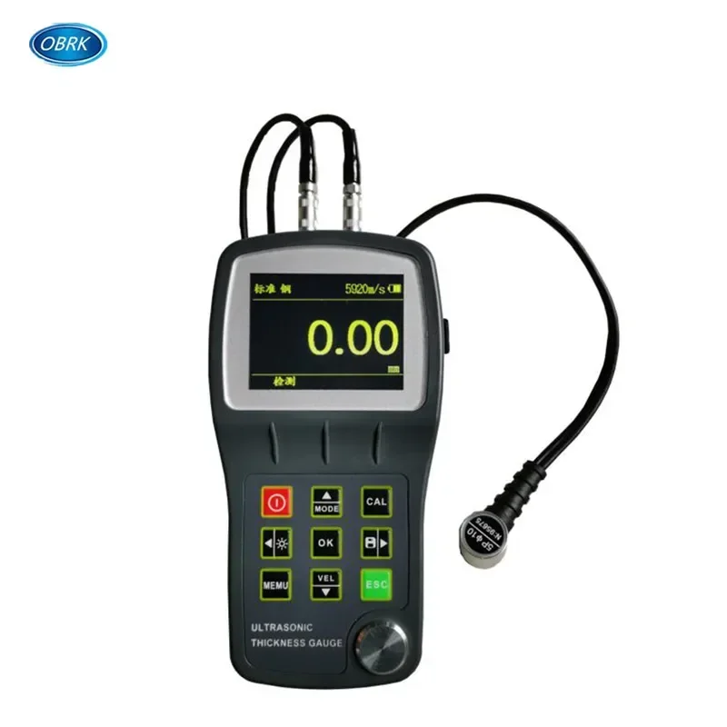 Portable digital metal plastics ceramics glass fiberglass ultrasonic thickness gauge manufacturers