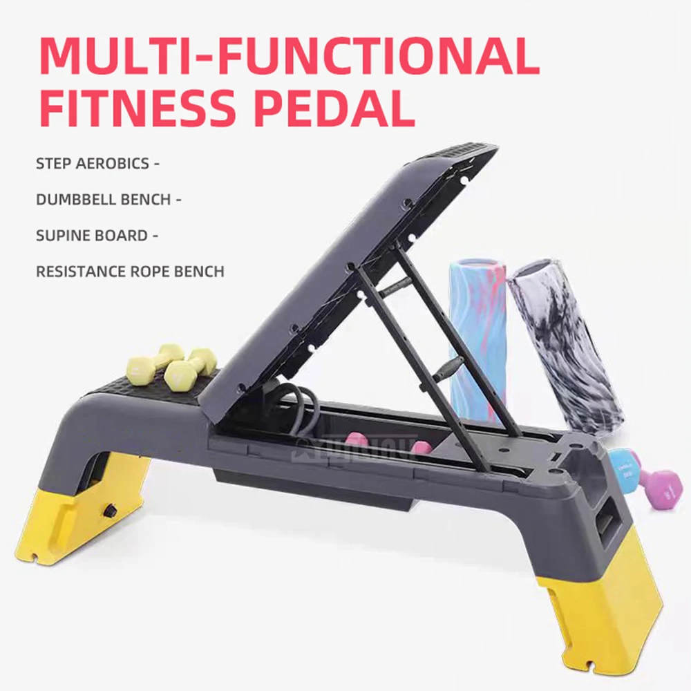 NEW Home Workout Bench Multifunctional Dumbbell Stool Exercise Chair Cardio Fitness Bench Gym Equipment Adjustable Height