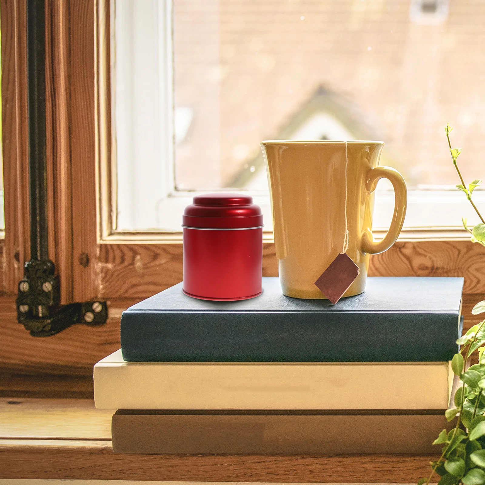 3 قطعة علب معطرة صفيح محكم الشاي تخزين الجرار للقهوة السكر التوابل الفواكه المجففة ديكور منزلي معدني #1