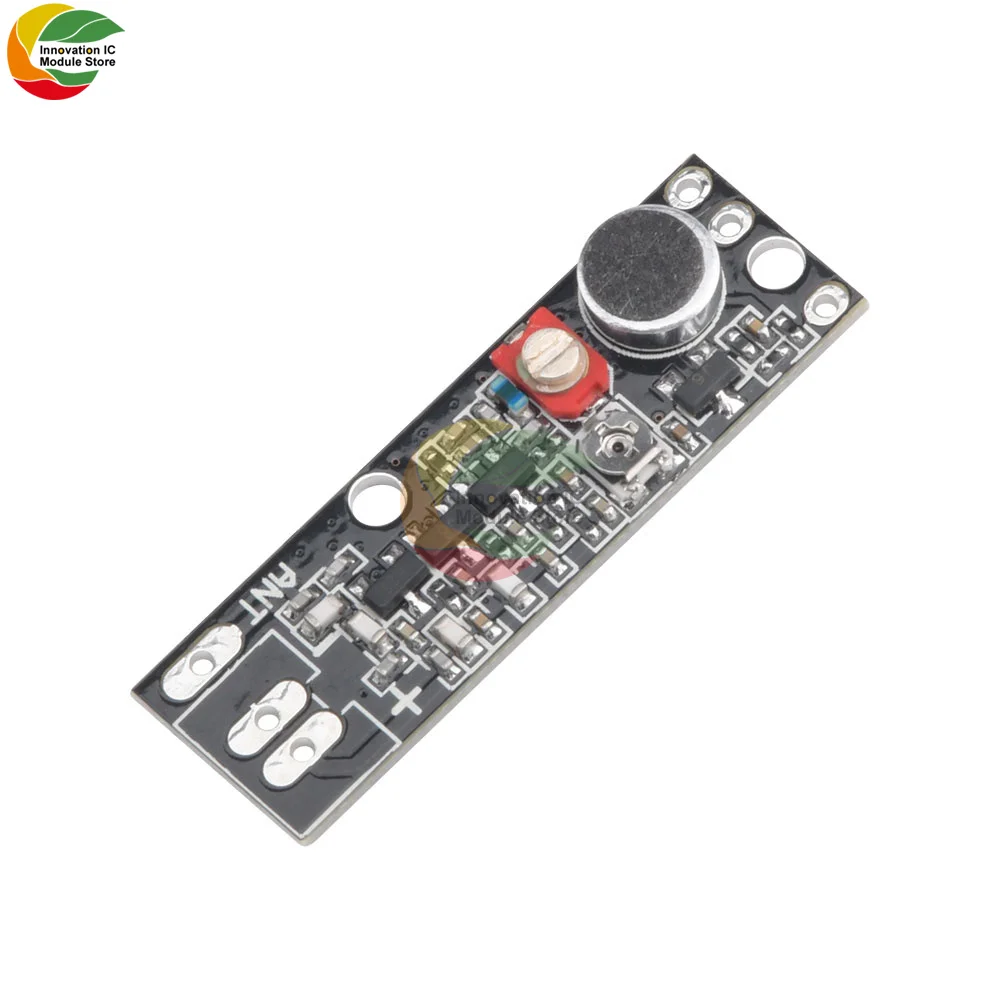 ZIQQUCU FM Transmitter 1W High Sensitive Transmitter Circuit Board Radio Broadcast Wireless Microphone Module PCB Amplifier