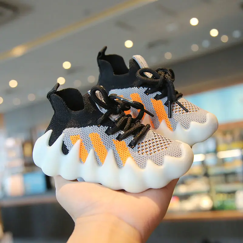 New Arrival Single Network Sport Shoes Female Male Sneakers Children Running Shoes Kids Breathable Canvas Shoes Baby Boots