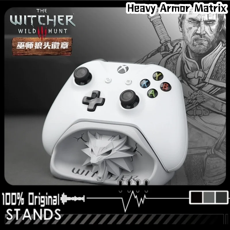 Hot Sale Wizard Wolf Head Badge Game Controller Base Bracket For Xbox Gamepad Peripherals Computer Accessories Desktop Storage