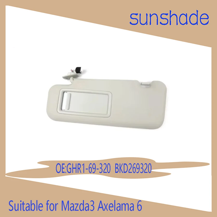 

Suitable for Mazda3 Axelama 6 Atz left visor GHR1-69-320 makeup mirror BKD269320 interior auto accessories