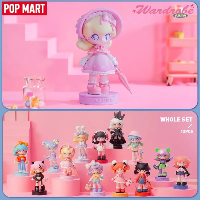 POP MART AZURA guardaroba serie Blind Box Toys Guess Bag Mystery Box Mistery Caixa Action Figure Surpresa Cute Model Birthday