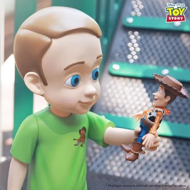 60CM Original Disney Herocross HVS # 027 Toy Story Andy 1/2 Buzz