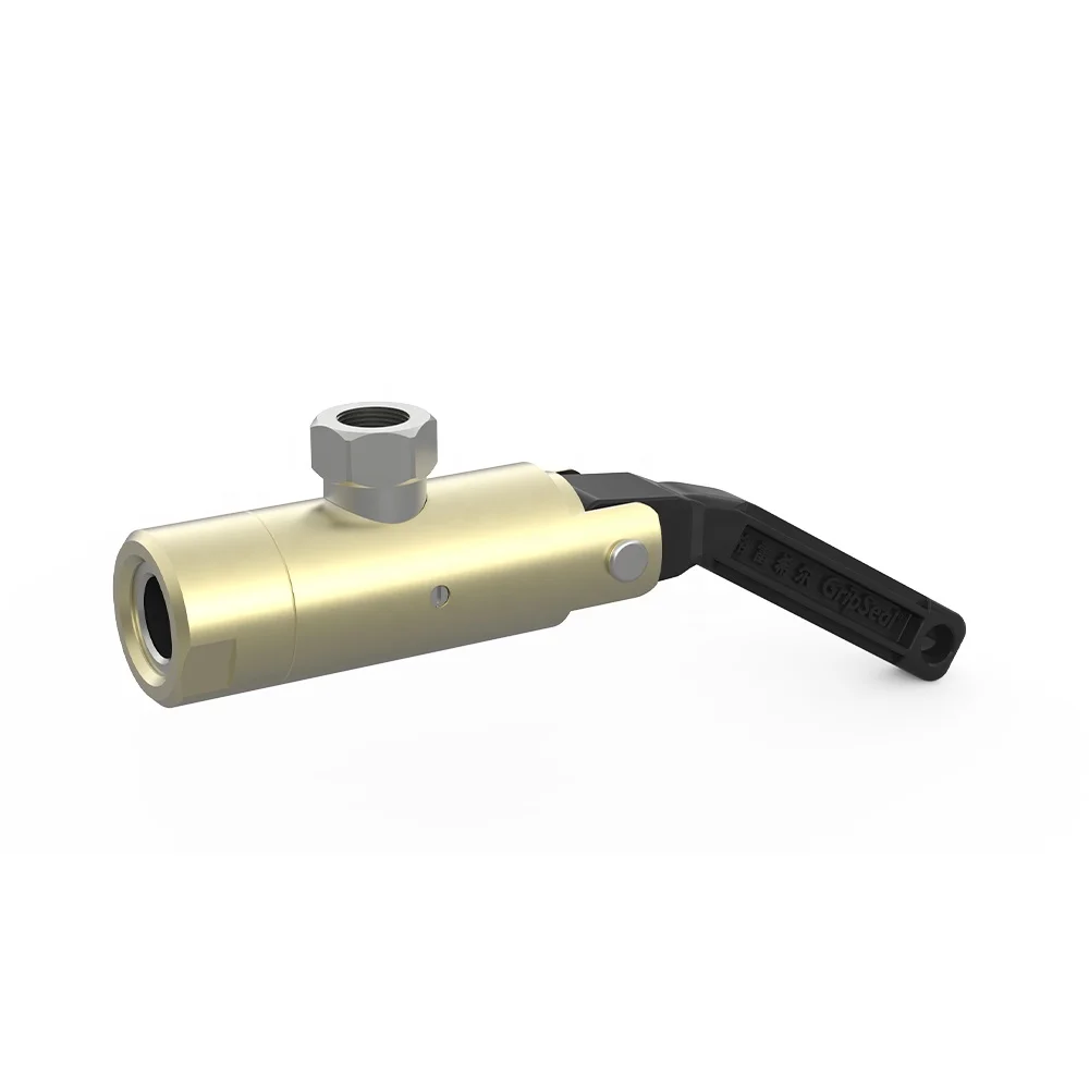 

GripSeal G20A Low Pressure Quick Connector For Hydraulic Tools Outer Diameter Lever Handle Actuation Leak Test External Sealing