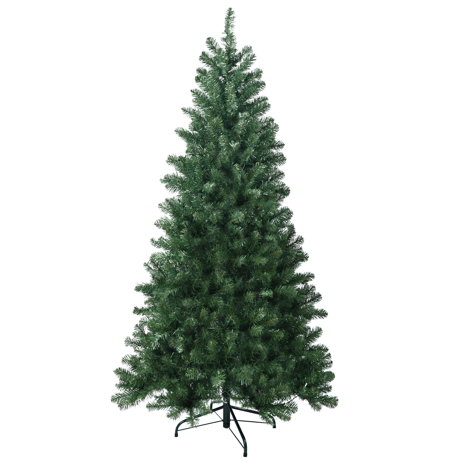 5/6/7/7.7/8FT Artificial Christmas Tree 1430 Branch Tips PVC Holiday Decoration Xmas Tree with Sturdy Metal Stand for Home