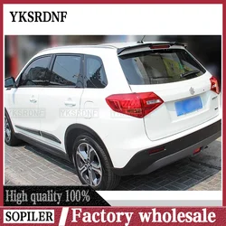 For suzuki new vitara spoiler high quality abs plastic rear trunk spoiler roof wing for suzuki new vitara 2015-2019