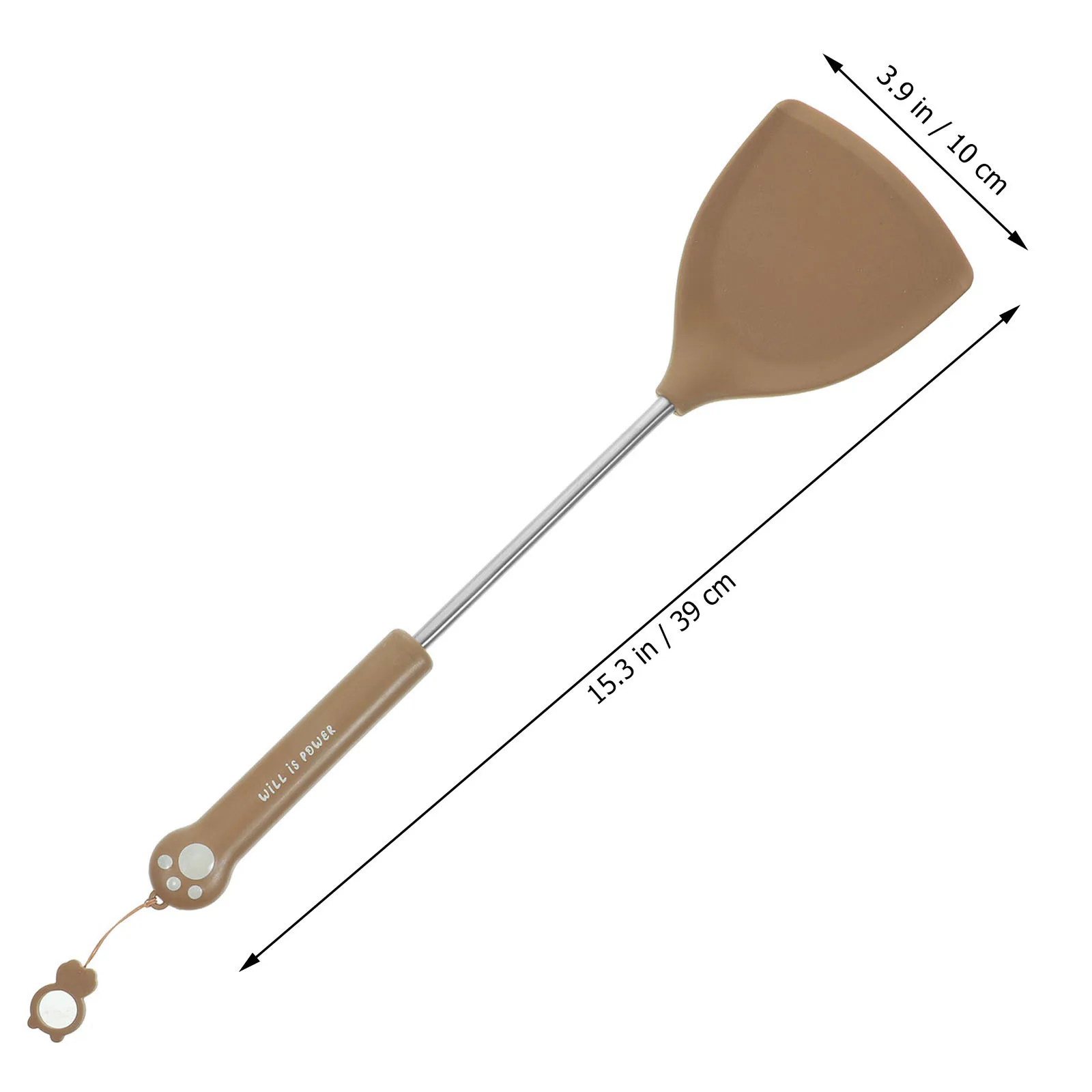 

Safe Silicone Spatula Non Stick Heat Resistant Long Handle Multi Function Kitchen Cooking Tool for Cookies Cakes Fudge