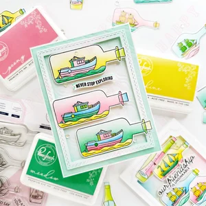 Baru Juli Merah Muda 2025 Blushing Blooms Metal Cutting Dies Stamp Stensil Foil Panas DIY Kartu Kertas Scrapbook Bunga Segar Cetakan Buatan Tangan 8 stempel dan cetakan penjualan terbaik - №