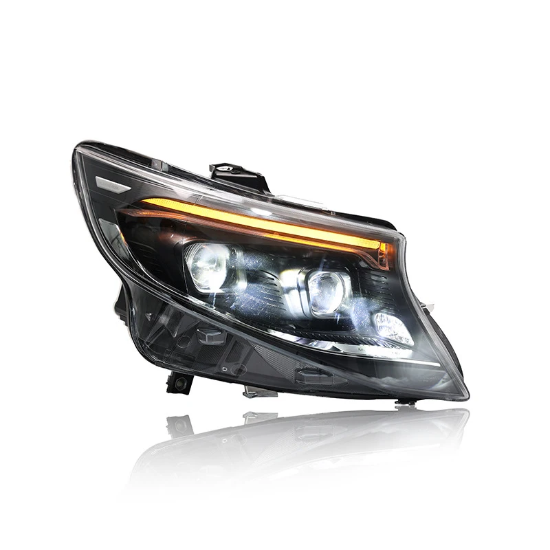 FDS Upgrade 2024 Style LED Headlight Head Light Front Light Assembly For Mercedes Benz Vito V Class 2016-2023 V260 W447 Headlamp