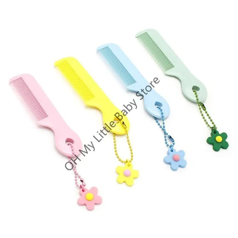 M76C فرشاة أطفال مشط لطيف صبي فتاة أطفال لطيف فرشاة شعر ناعمة مشط الأطفال حديثي الولادة