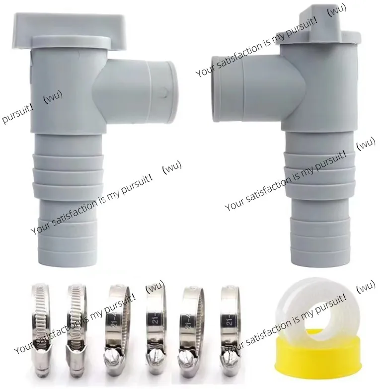 Intex Bestway PoolSun Swimming Pool Shut-Off Valve Set for 32mm Hose Connections
