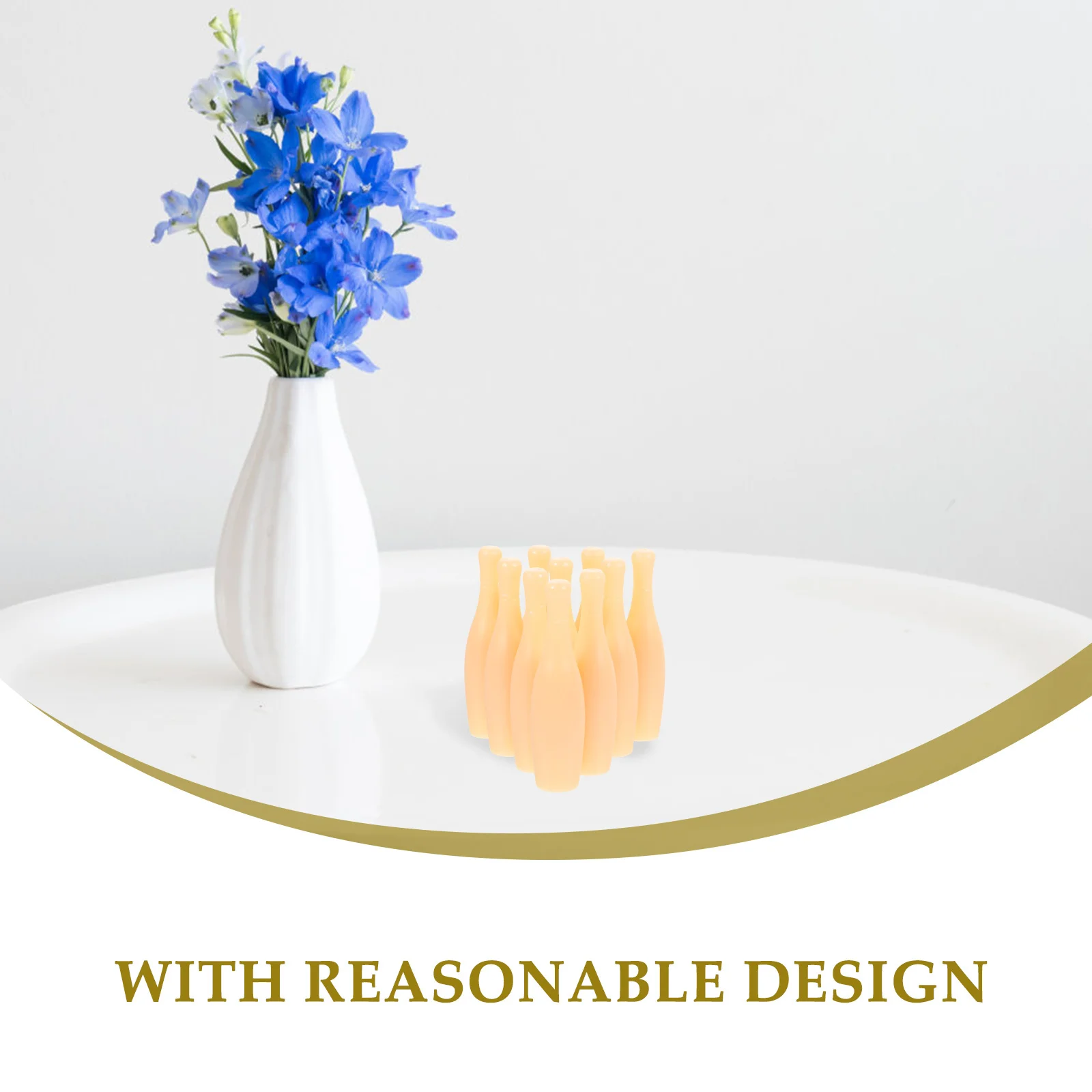 

20 шт., мини-булавка для боулинга, оптовая тонкая мастерство, пластиковая сменная булавка для настольной игры, интерактивный аксессуар для игры в боулинг в помещении