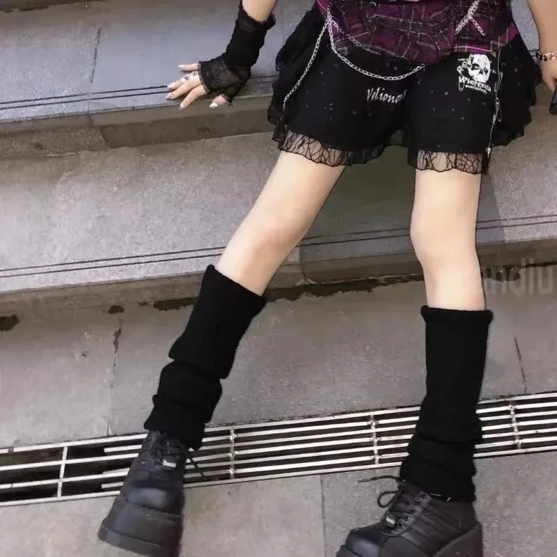 

50-70CM Over Knee Japanese JK Uniform Leg Warmers Korean Lolita Girls' LONG Socks Girls Pile Up Socks Foot Warming Cover