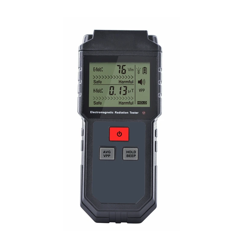 Portable Digital LCD EMF Tester – Electric Magnetic Field Dosimeter Detector for Computer & Mobile Phone